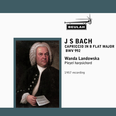 Product picture J S Bach  Capriccio in B flat major BWV 992 Landowska