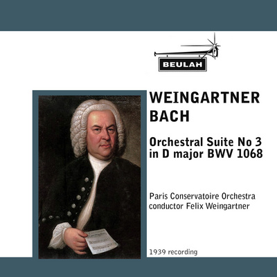 Product picture Bach Orchestral Suite No 3 BWV 1068 PCO Weingartner