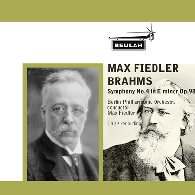 Product picture Brahms Symphony No 3rd Mvt BPO Max Fiedler