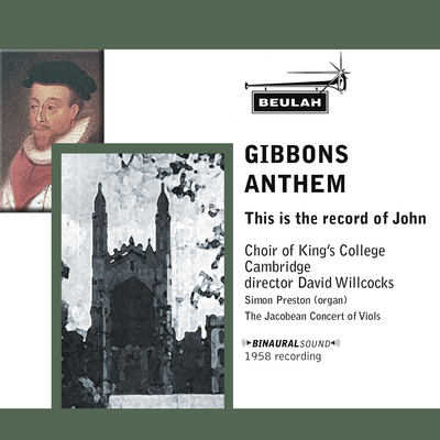 Product picture Gibbons This is the record of John Kings Cambridge