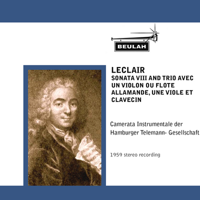 Product picture LECLAIR Sonata VIII and trio avec un violon ou flote 