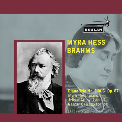 Product picture Brahms Piano Trio No 2 Op.87 4th mvt Hess DAranyi Cassado