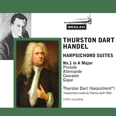 Product picture Handel Harpsichord Suite No 1 in a major Thurston Dart