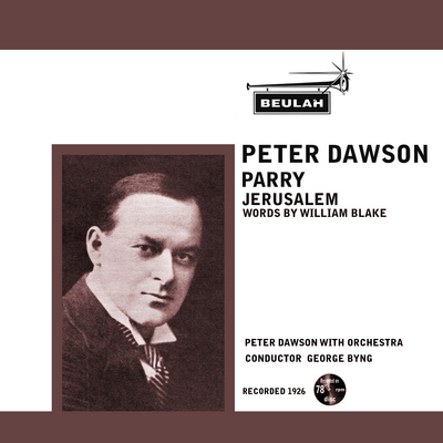 Product picture Parry Jerusalem Peter Dawson