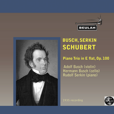 Product picture Schubert Piano Trio 2 OP 100 1st mvt Busch Serkin