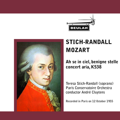 Product picture Mozart  Ah se in ciel Teresa Stich Randall