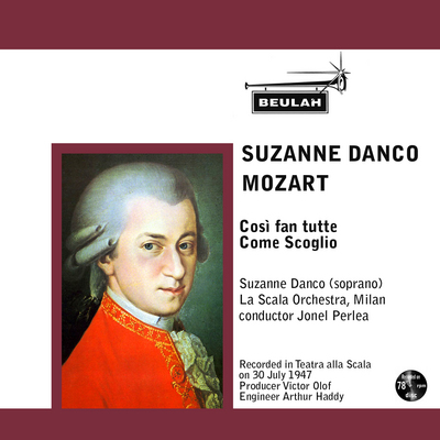 Product picture Mozart Cosi fan tutte Come Scoglio Suzanne Danco