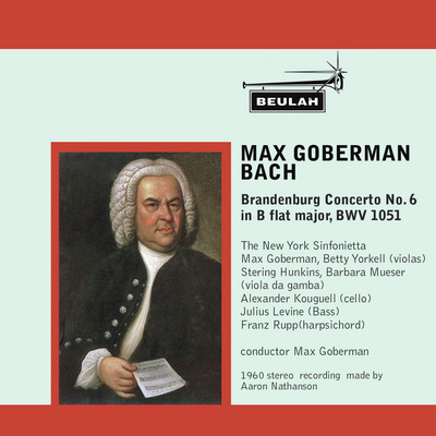 Product picture Bach Brandenburg Concerto No.6 2nd mvt Goberman