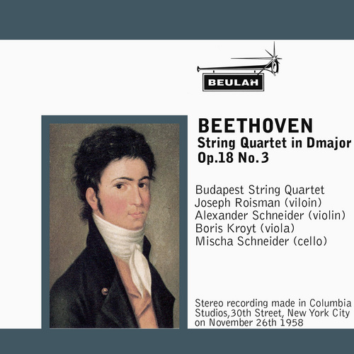 Product picture Beethoven String Quartet OP 18 No 3 4th mvt Budapest Quartet