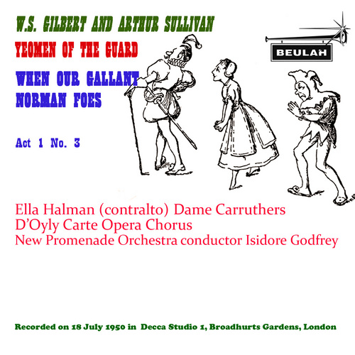 Product picture Gilbert and Sullivan Yeomen of the Guard Act 1 No 3