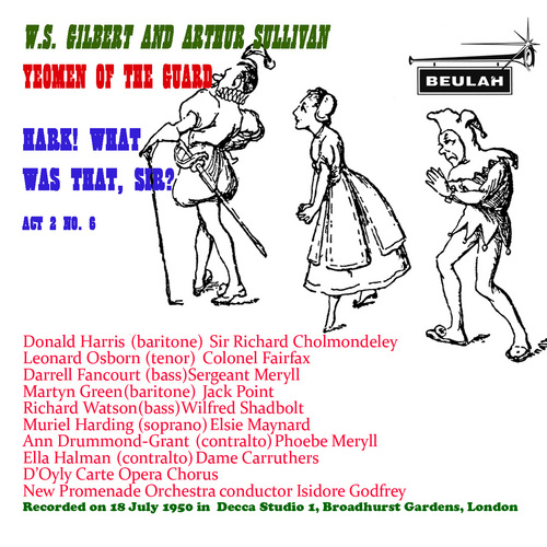 Product picture Gilbert and Sullivan Yeomen of the Guard Act 2 No 6