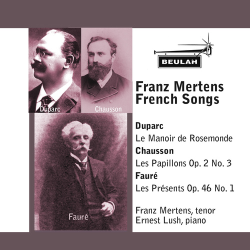 Product picture Franz Mertens tenor sings  French Songs