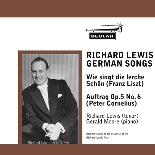 Product picture German Songs Richard Lewis tenor