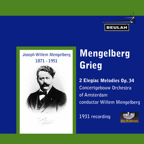 Product picture Grieg Two Elegiac Melodies Concertgebouw Mengelberg