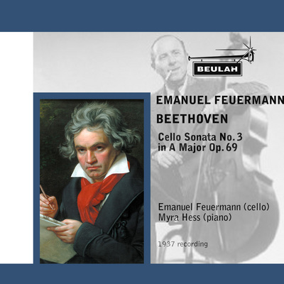 Product picture Beethoven Cello Sonata No 3 3rd mvt Feuermann Hess