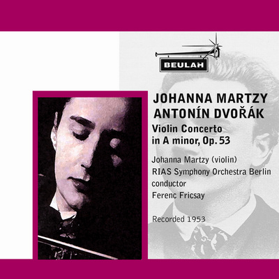 Product picture  Dvořák Violin Concerto 1st mvt Johanna Martzy