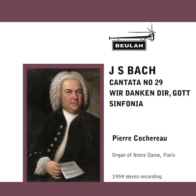 Product picture Bach Cantata No 27 Sinfonia Pierre Cochereau