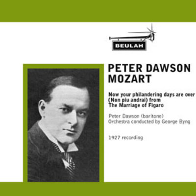 Product picture Mozart Non Piu Andrai Peter Dawson