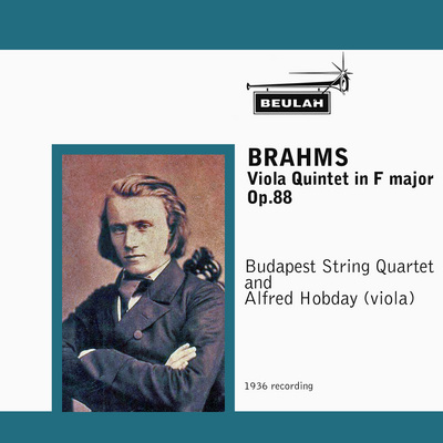 Product picture Brahms Viola Quintet  in F major 3rd mvt Budapest Quartet